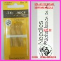 JOHN JAMES MILLINERS HAND SEWING NEEDLE SIZE 10 